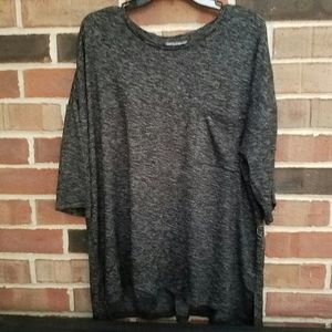 Chelsea & Theodore Charcoal Heather Top